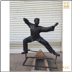 校園現代人物雕塑 