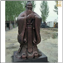站像孔子銅雕 站像孔子銅雕