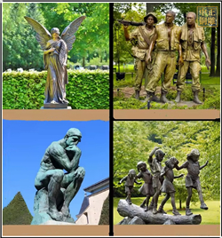 各種園林人物銅雕塑 各種園林人物銅雕塑