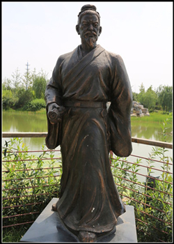 鑄銅韓非子雕塑