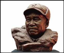 朱德銅雕塑|十大元帥雕塑朱德銅像