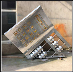 加工算盤(pán)雕塑|園林算盤(pán)景觀