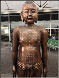 針灸銅人人物雕塑批發